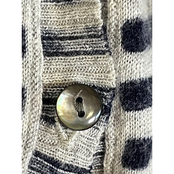 Banana Republic Striped Knit Sweater Blue XL Preppy Classic Chic Old Money Retro - Picture 4 of 8